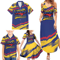 Venezuela Fuerza Y Esperanza Family Matching Summer Maxi Dress and Hawaiian Shirt - Wonder Print Shop