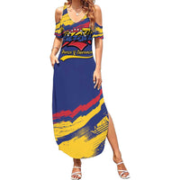 Venezuela Fuerza Y Esperanza Family Matching Summer Maxi Dress and Hawaiian Shirt - Wonder Print Shop