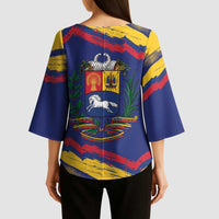 Venezuela Fuerza Y Esperanza Kimono Sleeve Blouse - Wonder Print Shop