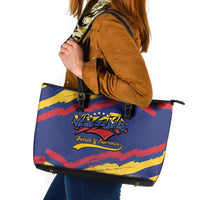 Venezuela Fuerza Y Esperanza Leather Tote Bag - Wonder Print Shop