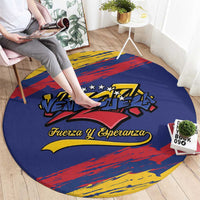 Venezuela Fuerza Y Esperanza Round Carpet - Wonder Print Shop