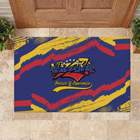 Venezuela Fuerza Y Esperanza Rubber Doormat - Wonder Print Shop