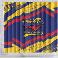 Venezuela Fuerza Y Esperanza Shower Curtain - Wonder Print Shop