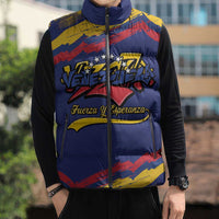 Venezuela Fuerza Y Esperanza Sleeveless Puffer Jacket - Wonder Print Shop