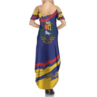 Venezuela Fuerza Y Esperanza Summer Maxi Dress - Wonder Print Shop