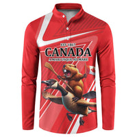 Personalized Beaver and Goose Happy Canada Day Button Sweatshirt Est 1867 A Mari Usque Ad Mare
