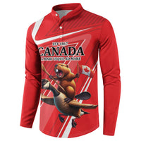 Personalized Beaver and Goose Happy Canada Day Button Sweatshirt Est 1867 A Mari Usque Ad Mare