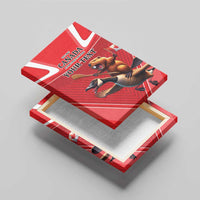 Personalized Beaver and Goose Happy Canada Day Canvas Wall Art Est 1867 A Mari Usque Ad Mare