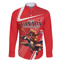 Personalized Beaver and Goose Happy Canada Day Family Matching Off Shoulder Short Dress and Hawaiian Shirt Est 1867 A Mari Usque Ad Mare