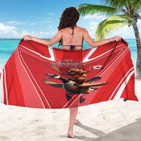 Personalized Beaver and Goose Happy Canada Day Sarong Est 1867 A Mari Usque Ad Mare