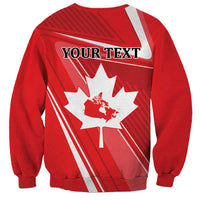 Personalized Beaver and Goose Happy Canada Day Sweatshirt Est 1867 A Mari Usque Ad Mare