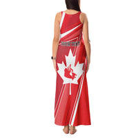 Personalized Beaver and Goose Happy Canada Day Tank Maxi Dress Est 1867 A Mari Usque Ad Mare