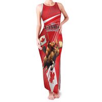 Personalized Beaver and Moose Happy Canada Day Family Matching Tank Maxi Dress and Hawaiian Shirt Est 1867 A Mari Usque Ad Mare