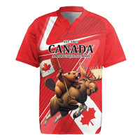 Personalized Beaver and Moose Happy Canada Day Rugby Jersey Est 1867 A Mari Usque Ad Mare