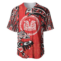 Personalized Canada Indigenous People Day Baseball Jersey Haida Tribe Flag Tattoo Style