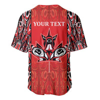Personalized Canada Indigenous People Day Baseball Jersey Haida Tribe Flag Tattoo Style