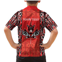 Personalized Canada Indigenous People Day Family Matching Mermaid Dress and Hawaiian Shirt Haida Tribe Flag Tattoo Style