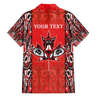 Personalized Canada Indigenous People Day Family Matching Short Sleeve Bodycon Dress and Hawaiian Shirt Haida Tribe Flag Tattoo Style