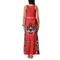 Personalized Canada Indigenous People Day Family Matching Tank Maxi Dress and Hawaiian Shirt Haida Tribe Flag Tattoo Style