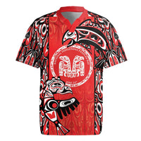 Personalized Canada Indigenous People Day Rugby Jersey Haida Tribe Flag Tattoo Style