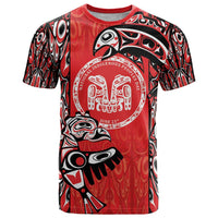 Personalized Canada Indigenous People Day T Shirt Haida Tribe Flag Tattoo Style