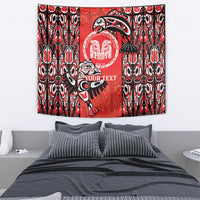 Personalized Canada Indigenous People Day Tapestry Haida Tribe Flag Tattoo Style