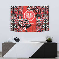 Personalized Canada Indigenous People Day Tapestry Haida Tribe Flag Tattoo Style