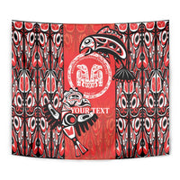 Personalized Canada Indigenous People Day Tapestry Haida Tribe Flag Tattoo Style