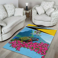 Personalized Pitons Saint Lucian Bougainvillea Area Rug
