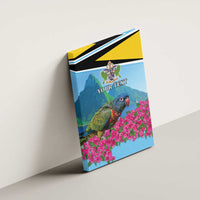 Personalized Pitons Saint Lucian Bougainvillea Canvas Wall Art