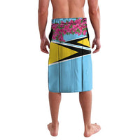 Personalized Pitons Saint Lucian Bougainvillea Lavalava