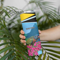 Personalized Pitons Saint Lucian Bougainvillea Skinny Tumbler