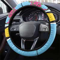 Pitons Saint Lucian Bougainvillea Steering Wheel Cover
