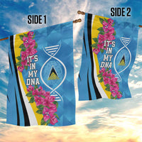 Saint Lucia Flag Pride It's in My DNA Garden Flag