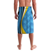 Custom Saint Lucia Football Lavalava Sporty Pattern