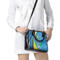 Custom Saint Lucia Football Shoulder Handbag Sporty Pattern