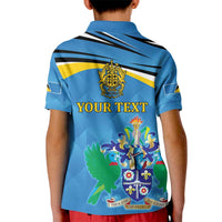 Personalized Saint Lucia Independence Day Kid Polo Shirt Since 1979
