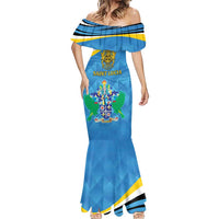 Personalized Saint Lucia Independence Day Mermaid Dress Since 1979