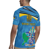 Personalized Saint Lucia Independence Day Rugby Jersey Since 1979