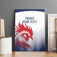 Custom France Rugby Canvas Wall Art Summer Paris 2024 LT9 - Wonder Print Shop