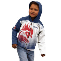 Custom France Rugby Kid Hoodie Summer Paris 2024 - Wonder Print Shop
