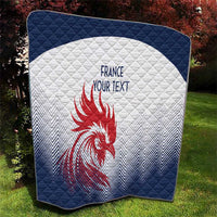 Custom France Rugby Quilt Summer Paris 2024 - Wonder Print Shop