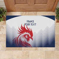 Custom France Rugby Rubber Doormat Summer Paris 2024 - Wonder Print Shop