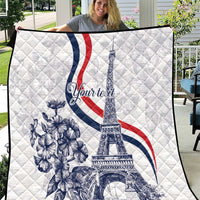 Custom France Women Rugby Quilt Summer Flowers 2024 - Wonder Print Shop