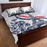 Custom France Women Rugby Quilt Bed Set Summer Flowers 2024 - Wonder Print Shop