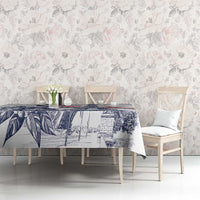 Custom France Women Rugby Tablecloth Summer Flowers 2024 - Wonder Print Shop