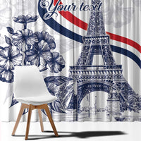 Custom France Women Rugby Window Curtain Summer Flowers 2024 - Wonder Print Shop