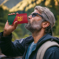 Portuguese Footballer Memorial 4 in 1 Can Cooler Tumbler Forever 20 The Heart Still Beats - Wonder Print Shop