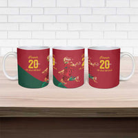 Portuguese Footballer Memorial Ceramic Mug Forever 20 The Heart Still Beats - Wonder Print Shop