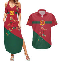 Portuguese Footballer Memorial Couples Matching Summer Maxi Dress and Hawaiian Shirt Forever 20 The Heart Still Beats - Wonder Print Shop